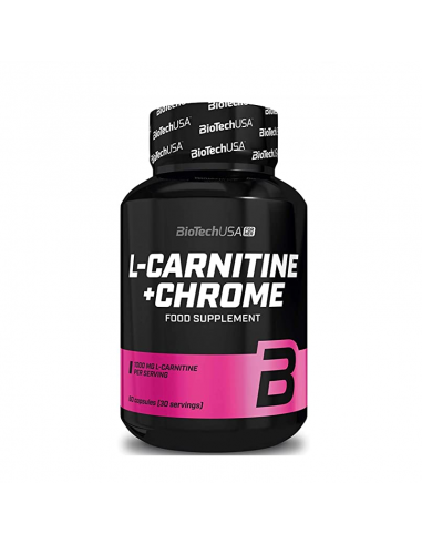 L-CARNITINE + CHROME 60 CAPS - BIOTECH