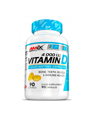 VITAMIN D 4000 IU - 30 PERLAS - AMIX PERFORMANCE